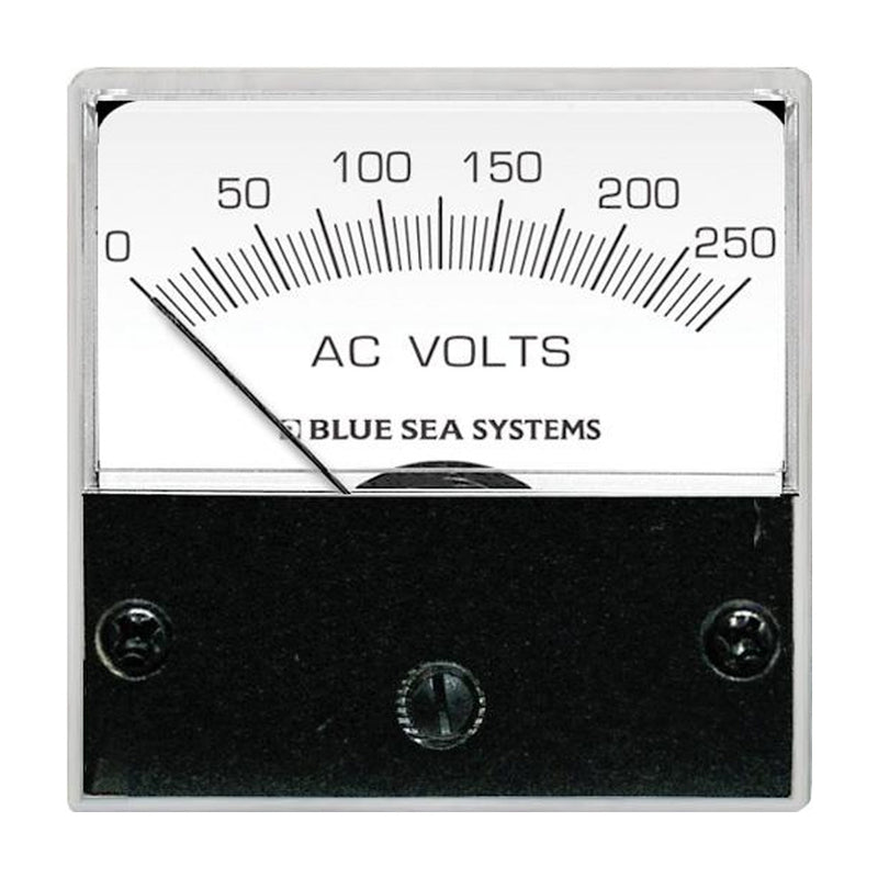 Load image into Gallery viewer, Blue Sea 8245 AC Analog Micro Voltmeter  2 Face 0250 Volts AC 8245
