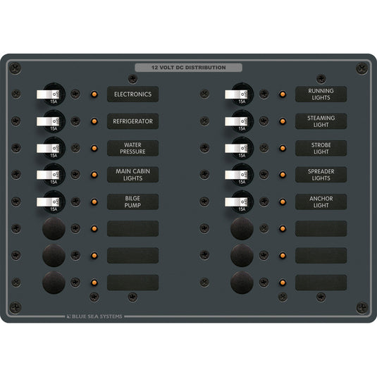 Blue Sea 8377 Panel DC 16 Position 8377