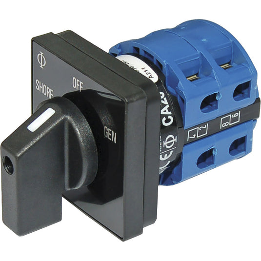 Blue Sea 9009 Switch AC 120VAC 32A OFF 2 Position 9009