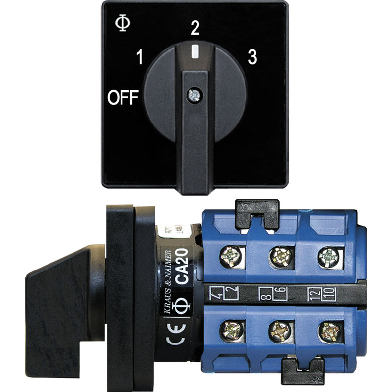 Load image into Gallery viewer, Blue Sea 9010 Switch AV 120VAC 32A OFF 3 Positions 9010

