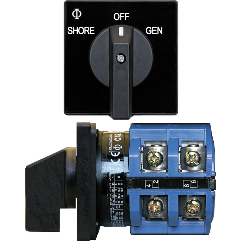 Load image into Gallery viewer, Blue Sea 9011 Switch AV 120VAC 65A OFF 2 Positions 9011
