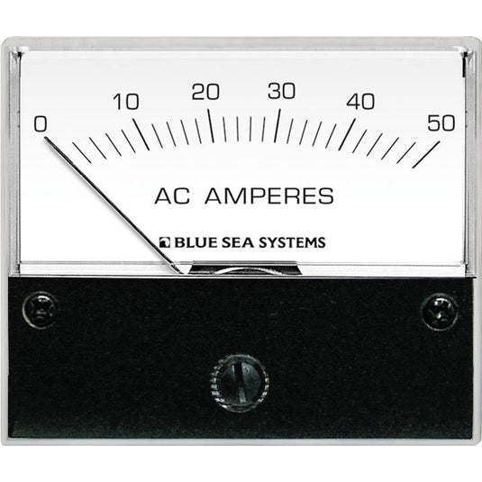 Blue Sea 9630 AC Analog Ammeter  050 Amperes AC 9630