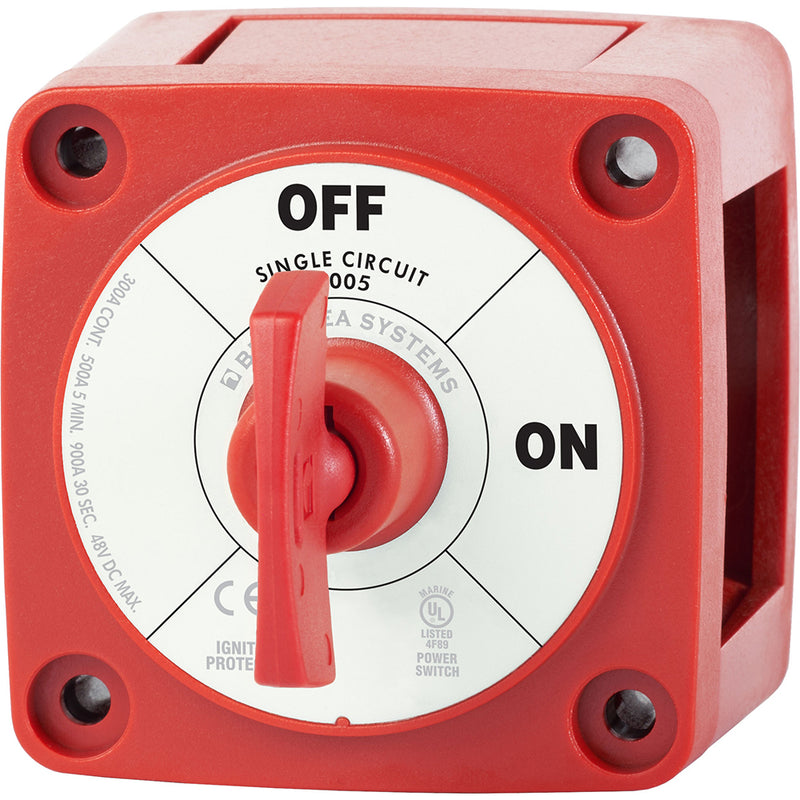 Load image into Gallery viewer, Blue Sea 6005 mSeries Mini Battery Switch Single Circuit ONOFF 6005
