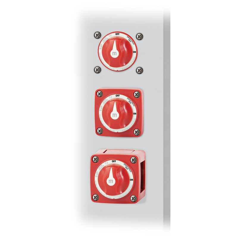 Load image into Gallery viewer, Blue Sea 6006 mSeries Mini Battery Switch Single Circuit ONOFF Red 6006
