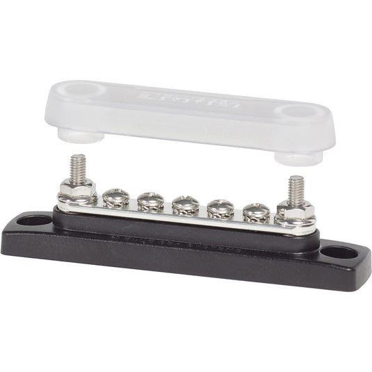 Blue Sea 2314 MiniBus 100 Ampere Common BusBar 5 x 832 Screw Terminal with Cover 2314