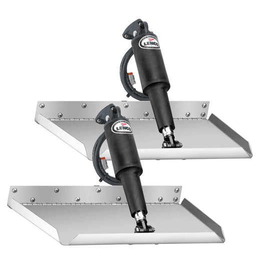 Lenco 12 x 18 Edge Mount Trim Tab Kit wo Switch Kit 12V 15017101
