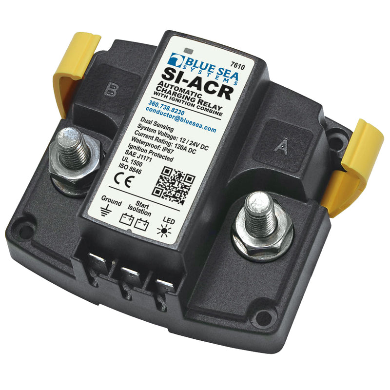 Load image into Gallery viewer, Blue Sea 7610 120 Amp SISeries Automatic Charging Relay 7610
