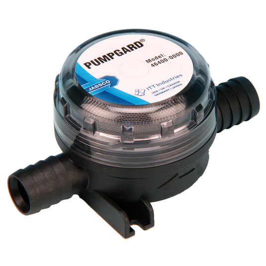Jabsco Pumpgard InLine Strainer 34 Barb Low Profile 464000000