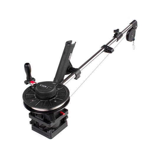 Scotty 1091 Telescoping 60 Longarm Combo Manual Downrigger w Swivel Base 1091