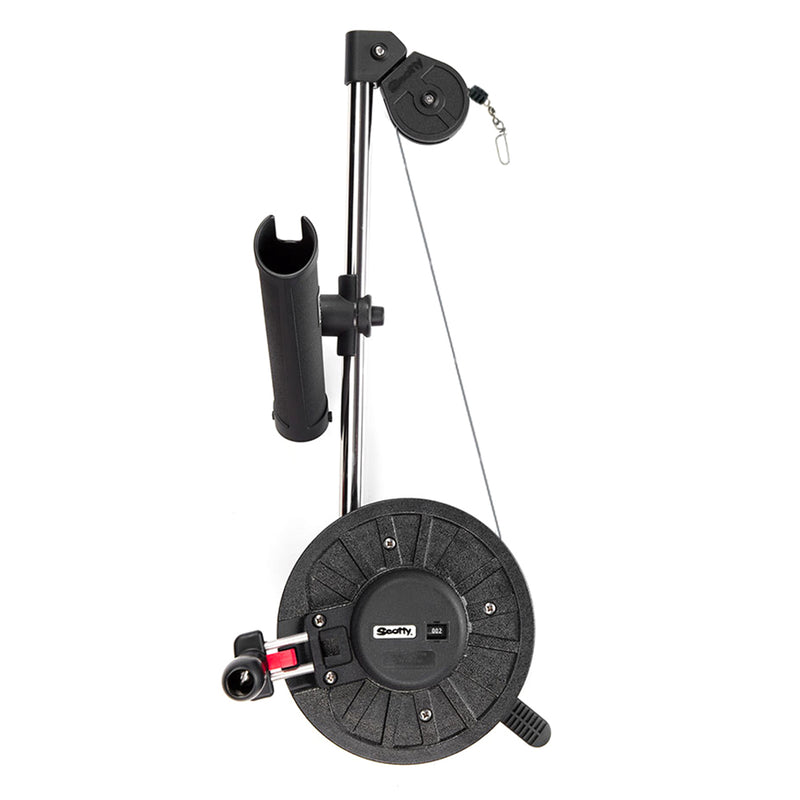 Load image into Gallery viewer, Scotty 1091 Telescoping 60 Longarm Combo Manual Downrigger w Swivel Base 1091
