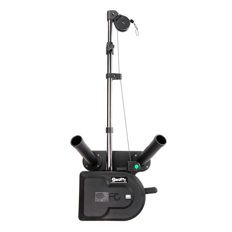 Load image into Gallery viewer, Scotty 1116 Propack 60 Telescoping Electric Downrigger w Dual Rod Holders and Swivel Base 1116
