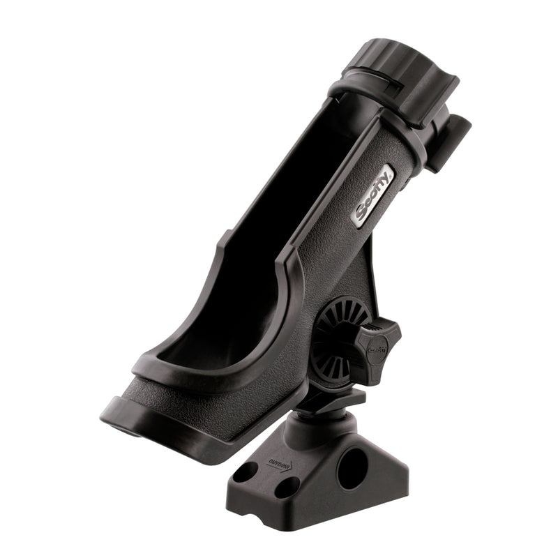 Load image into Gallery viewer, Scotty Powerlock Rod Holder Black w241 SideDeck Mount 230BK
