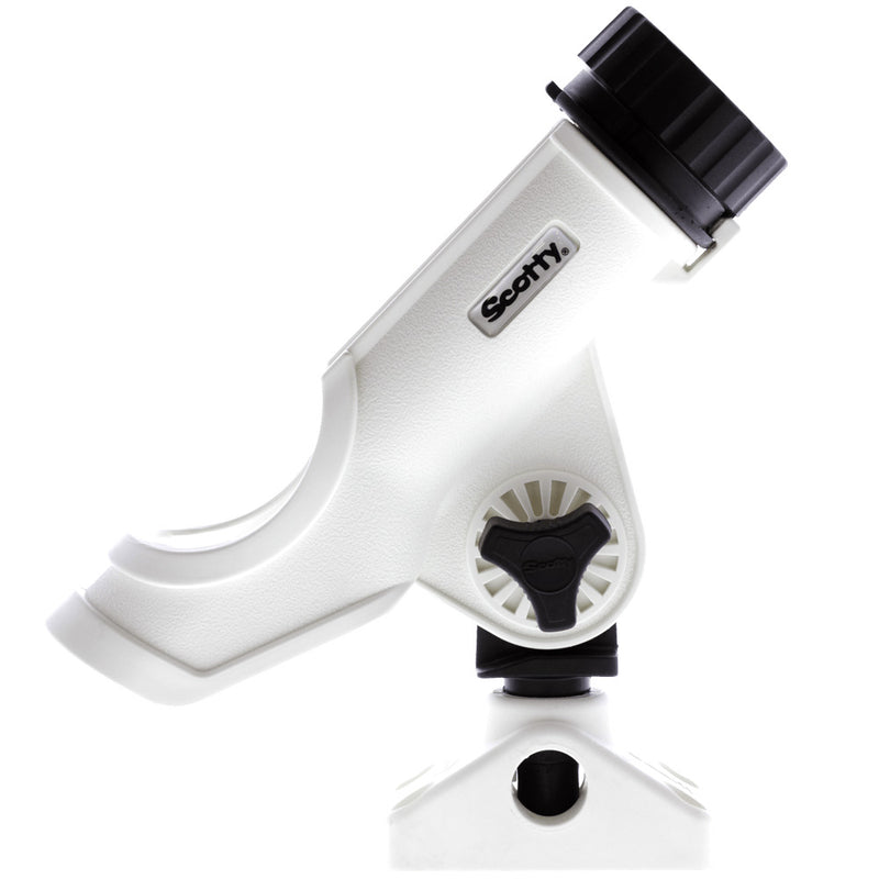 Load image into Gallery viewer, Scotty Powerlock Rod Holder White w241 SideDeck Mount 230WH
