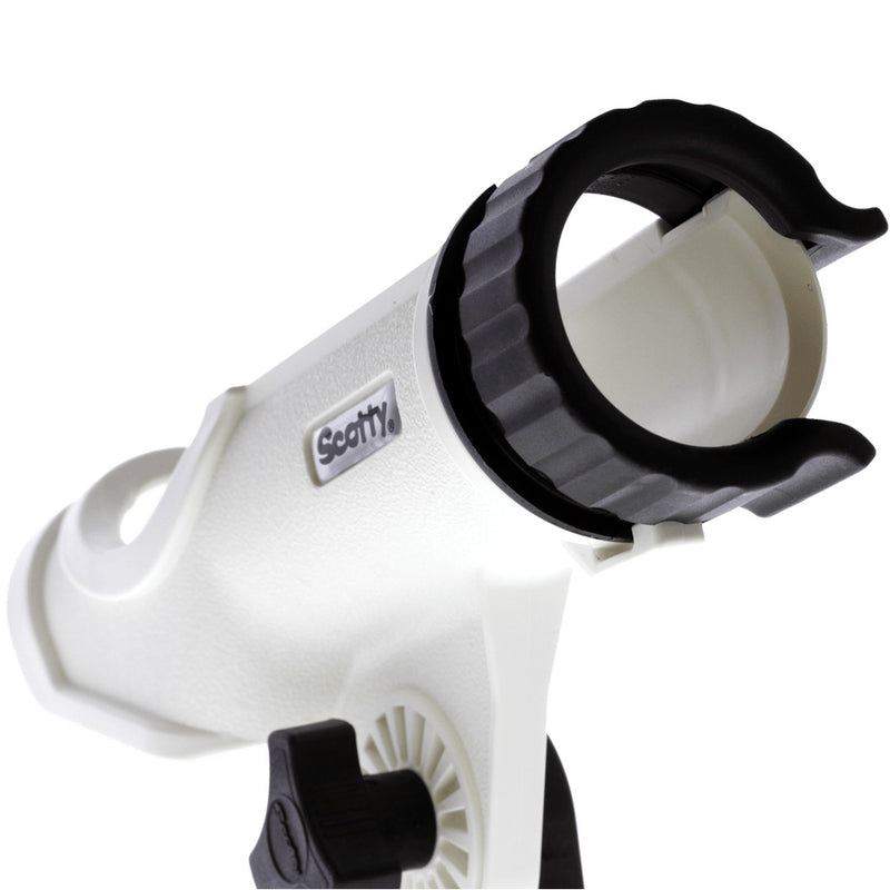 Load image into Gallery viewer, Scotty Powerlock Rod Holder White w241 SideDeck Mount 230WH
