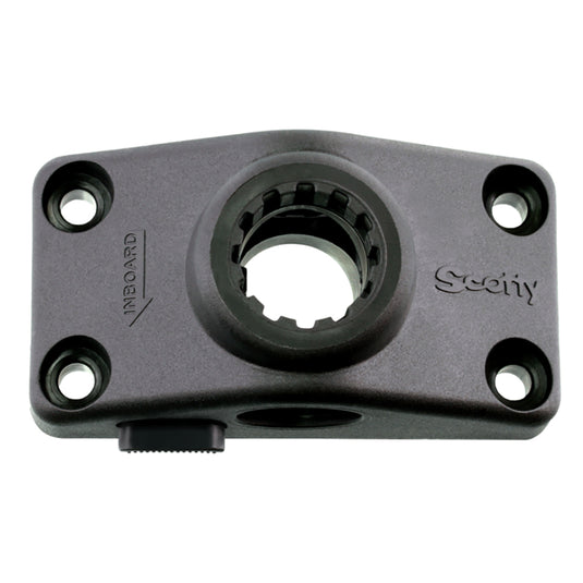 Scotty 241 Locking Combination Side or Deck Mount  Black 241LBK