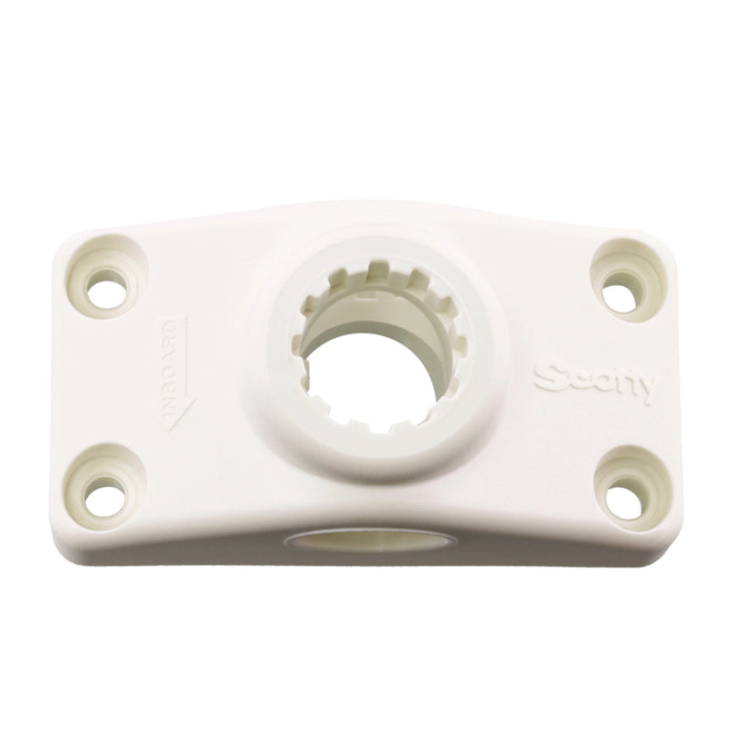 Load image into Gallery viewer, Scotty Combination Side  Deck Mount  White 241WH
