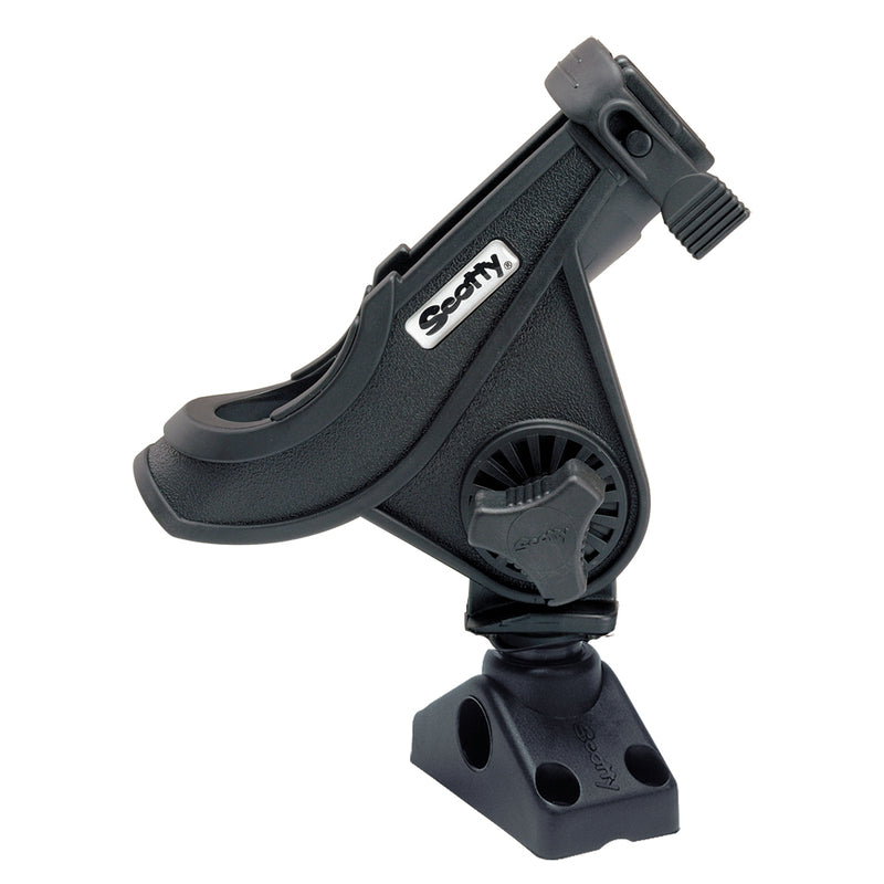 Load image into Gallery viewer, Scotty 280 Bait CasterSpinning Rod Holder w241 DeckSide Mount  Black 280BK
