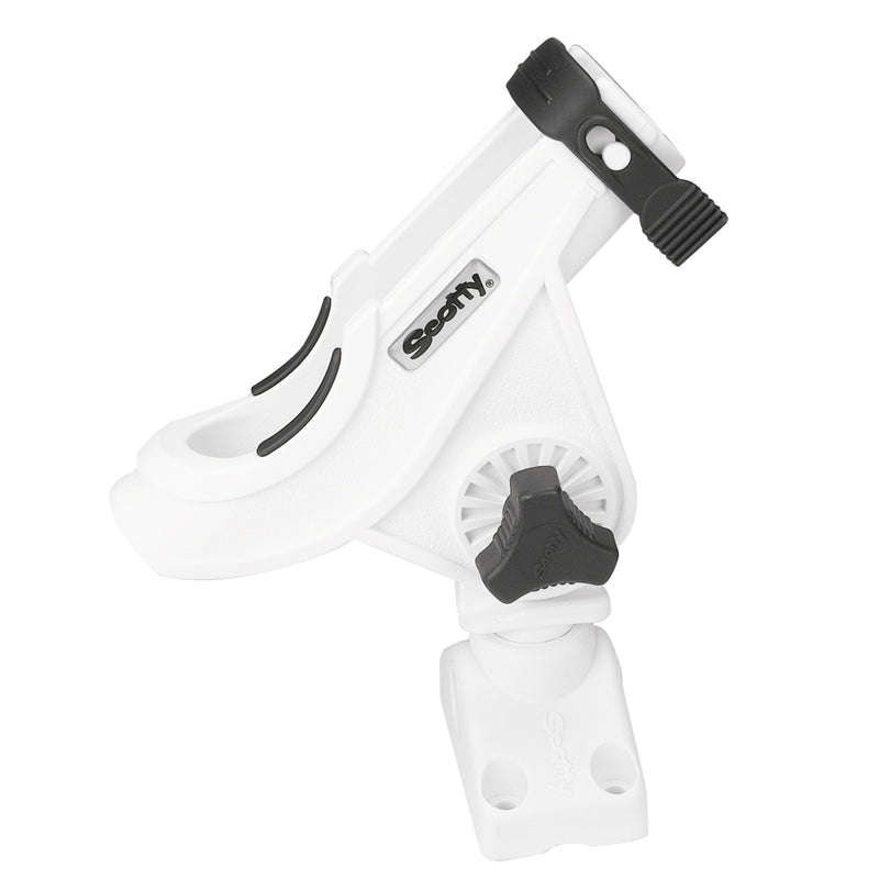 Load image into Gallery viewer, Scotty 280 Bait CasterSpinning Rod Holder w241 DeckSide Mount  White 280WH
