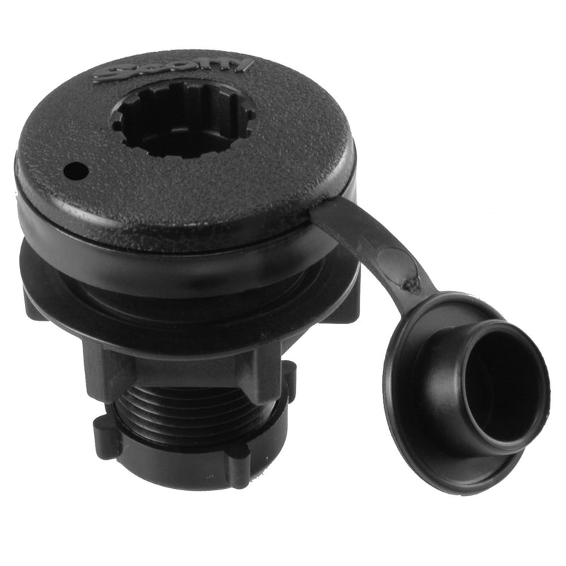 Load image into Gallery viewer, Scotty Compact Threaded Round Deck Mount 444BK
