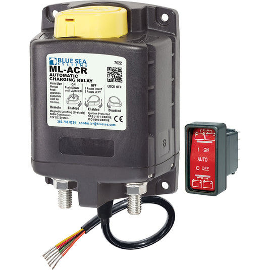 Blue Sea 7622 MLSeries Heavy Duty Automatic Charging Relay 7622