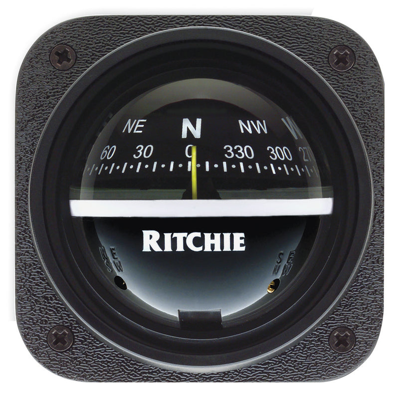 Load image into Gallery viewer, Ritchie V537 Explorer Compass  Bulkhead Mount  Black Dial V537
