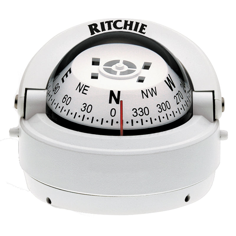 Load image into Gallery viewer, Ritchie S53W Explorer Compass  Surface Mount  White S53W
