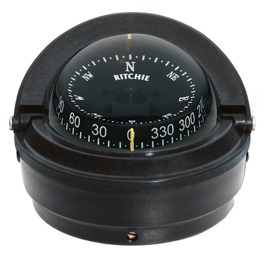 Ritchie S87 Voyager Compass  Surface Mount  Black S87