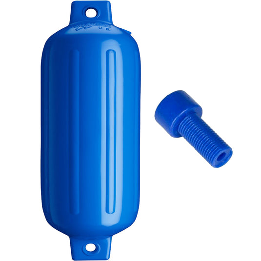 Polyform G5 Twin Eye Fender 88 x 268  Blue wAdapter G5 BLUE WAIR ADAPTER