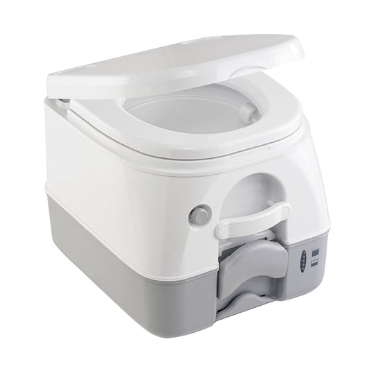 Dometic 974 MSD Portable Toilet wMounting Brackets  26 Gallon  Grey  301197406