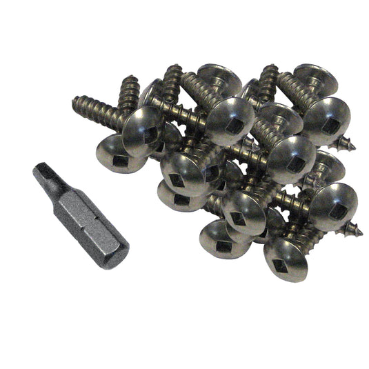 Dock Edge Stainless Steel Profile Fasteners 100 PCS 1 DE1006F