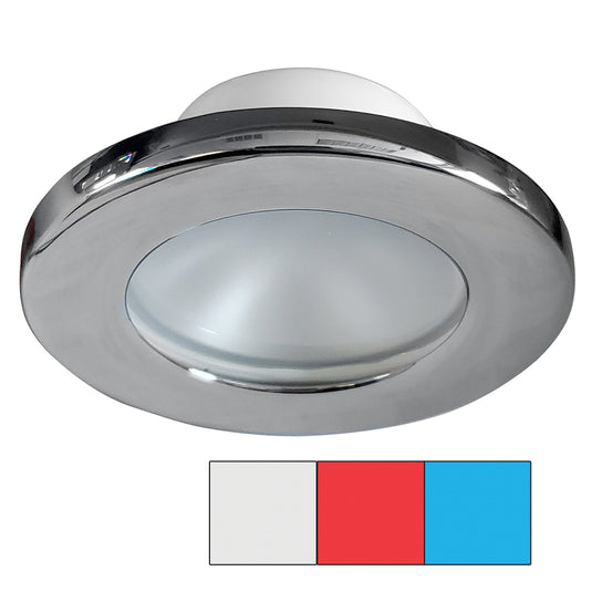 i2Systems Apeiron A3120 Screw Mount Light  Red Cool White  Blue  Chrome Finish A3120Z11HAE