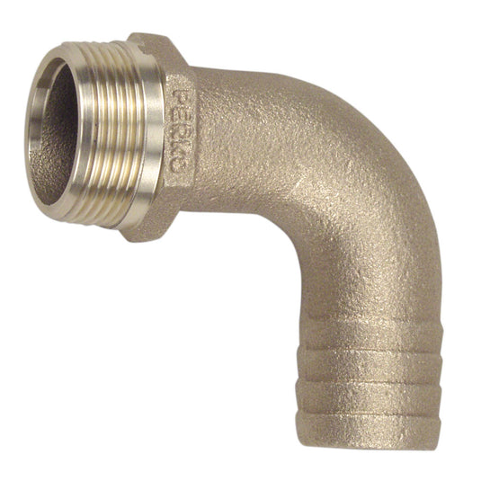 Perko 112 Pipe to Hose Adapter 90 Degree Bronze MADE IN THE USA 0063DP8PLB