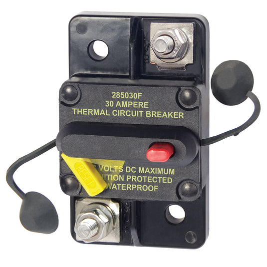 Blue Sea 7181 30 Amp Circuit Breaker Surface Mount 285 Series 7181