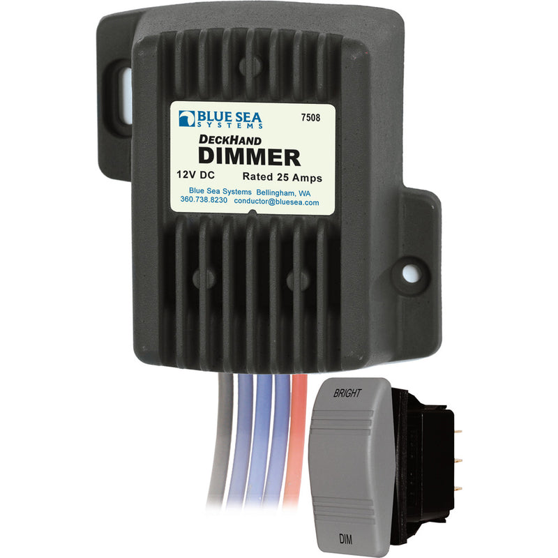Load image into Gallery viewer, Blue Sea 7508 DeckHand Dimmer  25 Amp12V 7508
