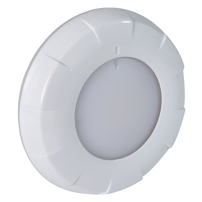 Load image into Gallery viewer, Lumitec Aurora LED Dome Light  White Finish  WhiteBlue Dimming 101075
