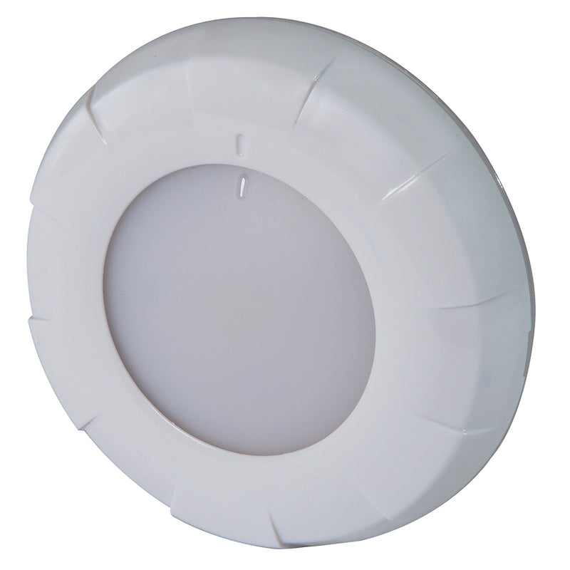 Load image into Gallery viewer, Lumitec Aurora LED Dome Light  White Finish  WhiteRed Dimming 101076
