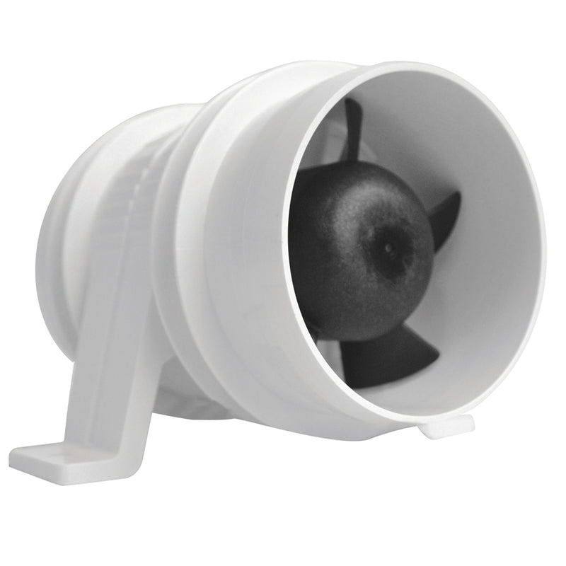 Load image into Gallery viewer, Attwood Turbo 3000 Series WaterResitant InLine Blower  12V  White 17334
