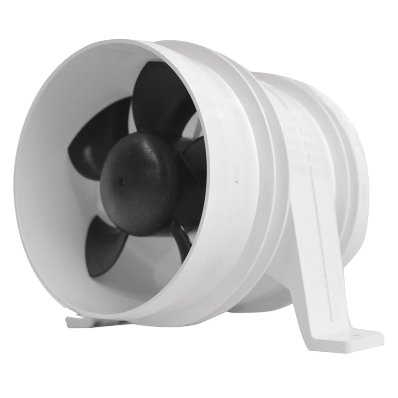 Load image into Gallery viewer, Attwood Turbo 4000 Series II WaterResistant InLine Blower  12V  White 17494
