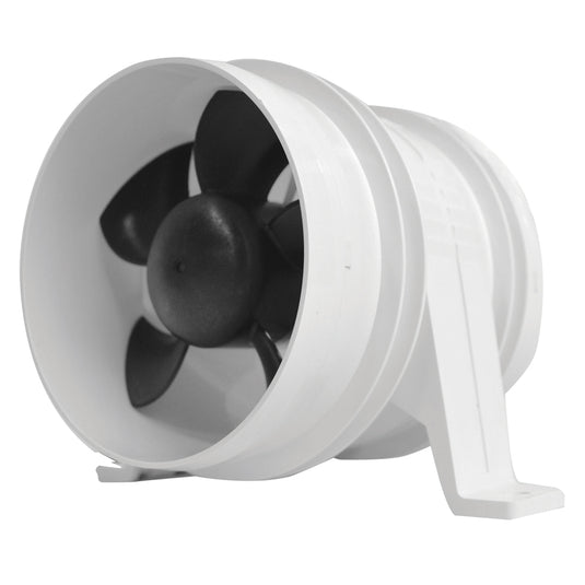 Attwood Turbo 4000 Series II WaterResistant InLine Blower  12V  White 17494