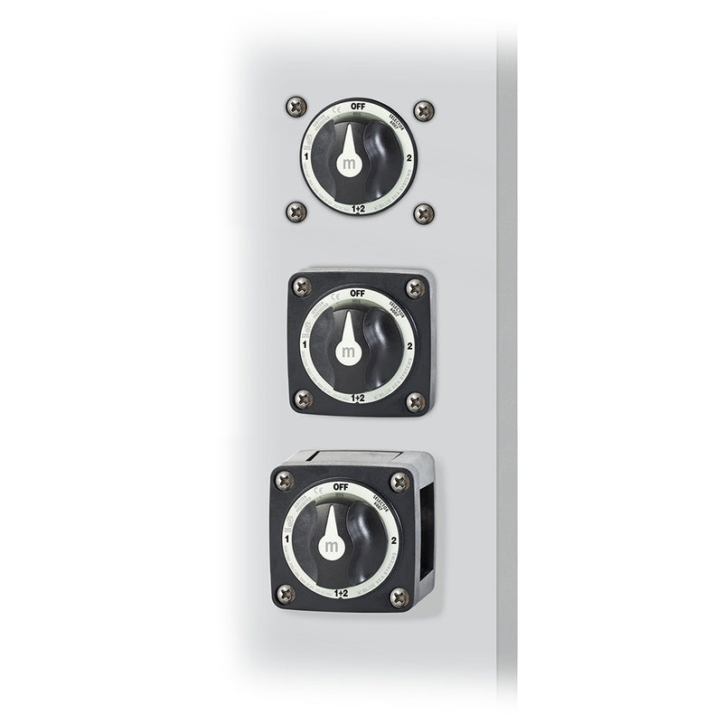 Load image into Gallery viewer, Blue Sea 6007200 Battery Switch Mini  4 Position  Black 6007200

