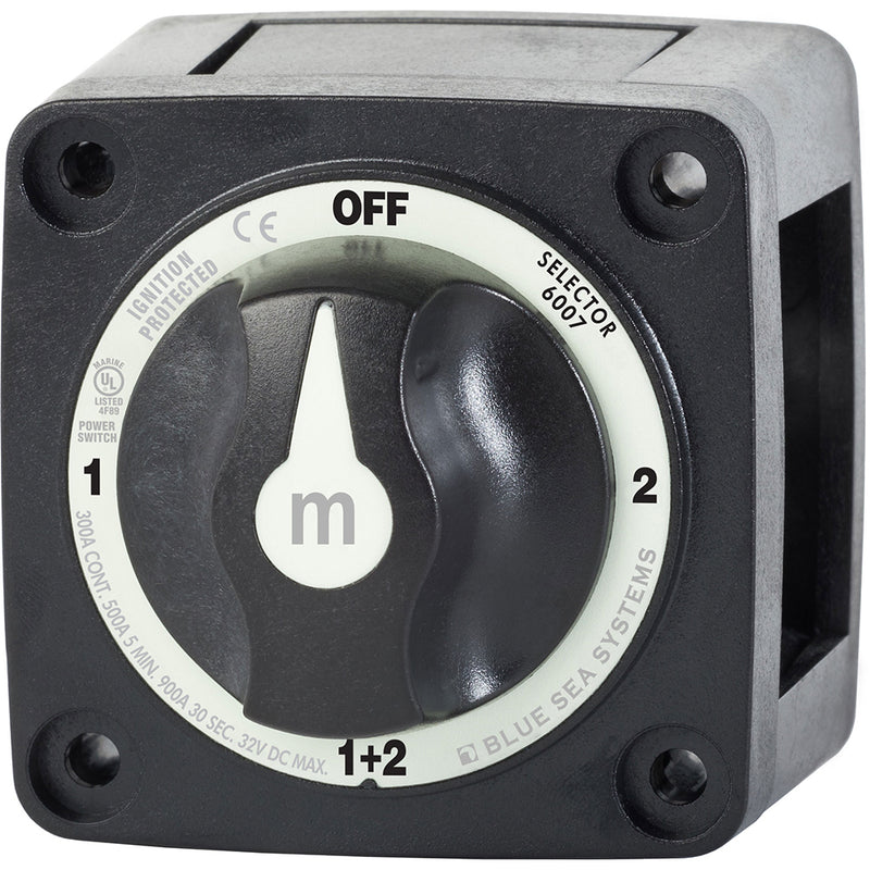 Load image into Gallery viewer, Blue Sea 6007200 Battery Switch Mini  4 Position  Black 6007200

