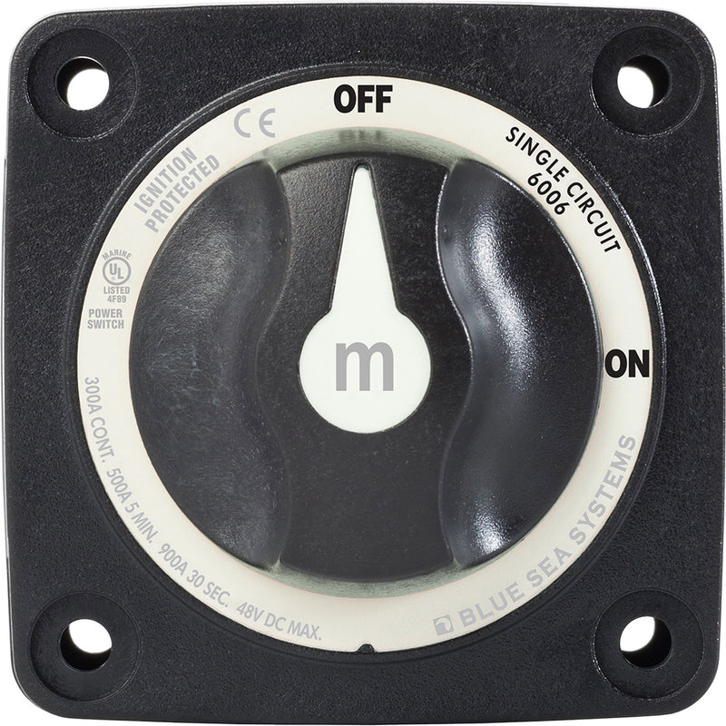 Load image into Gallery viewer, Blue Sea 6006200 Battery Switch Mini ONOFF  Black 6006200

