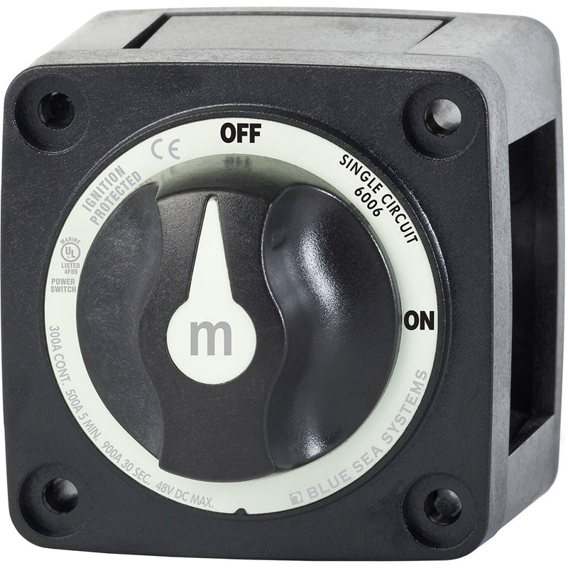Load image into Gallery viewer, Blue Sea 6006200 Battery Switch Mini ONOFF  Black 6006200
