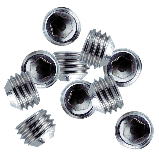 Whitecap 1428 Thread SS Set Screws  10 Pack 6249C