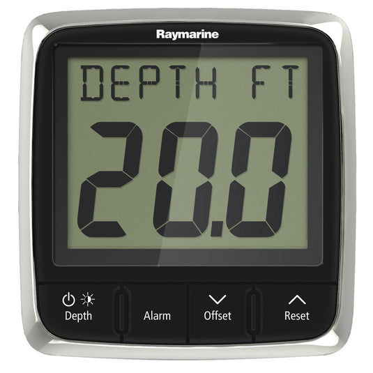 Raymarine i50 Depth Display System wThruHull Transducer E70148
