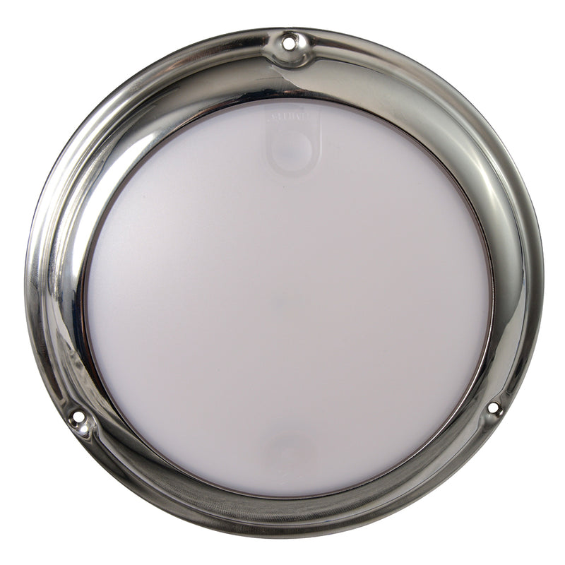 Load image into Gallery viewer, Lumitec TouchDome  Dome Light  Polished SS Finish  2Color WhiteBlue Dimming 101097
