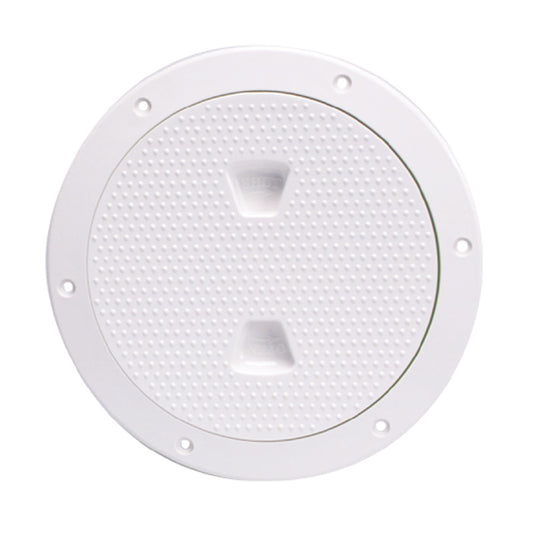 Beckson 6 NonSkid ScrewOut Deck Plate  White DP62W