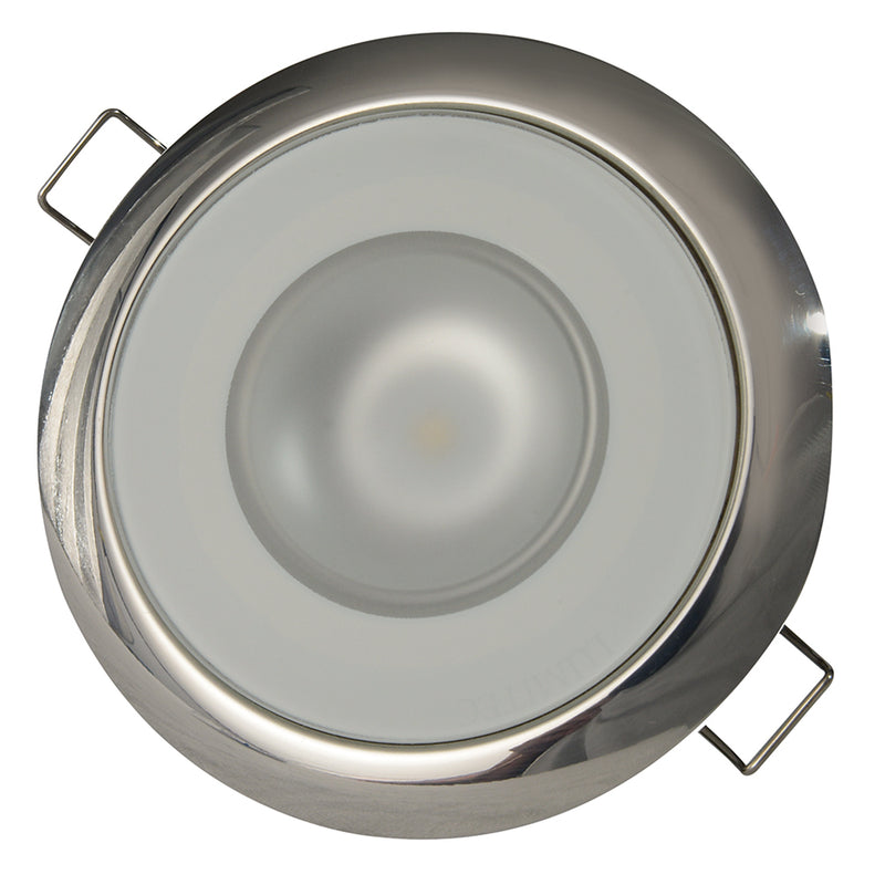 Load image into Gallery viewer, Lumitec Mirage  Flush Mount Down Light  Glass FinishPolished SS Bezel  White NonDimming 113113
