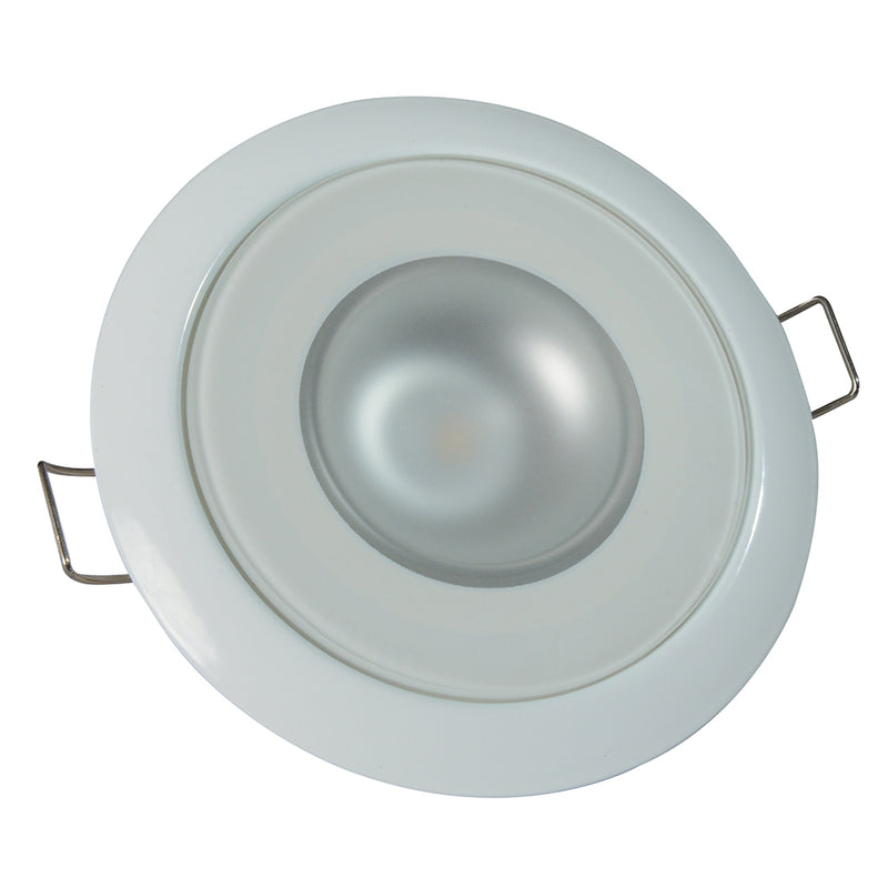 Load image into Gallery viewer, Lumitec Mirage  Flush Mount Down Light  Glass FinishWhite Bezel  4Color WhiteRedBluePurple NonDimming 113120
