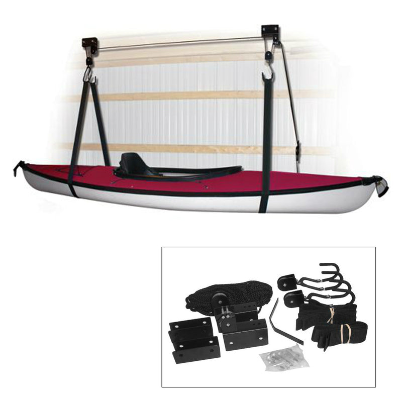 Load image into Gallery viewer, Attwood Kayak Hoist System  Black 119534
